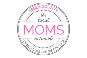 Logo for Essex County Moms Network on a white background